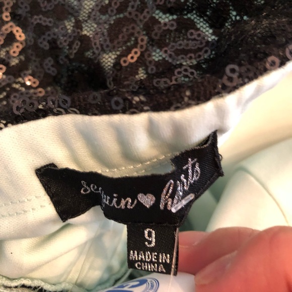 Sequin Party Dress / New Year's Eve Dress by Sequin Hearts Size 9 - Picture 2 of 3